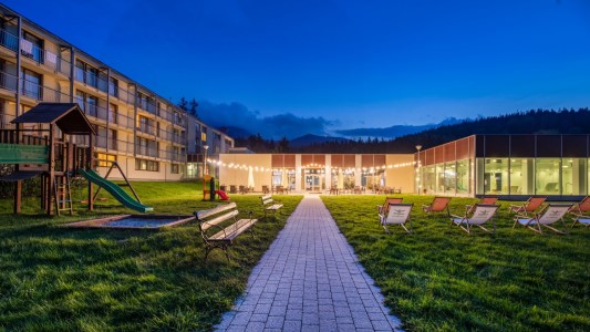 Hotel v horách v Karpaczi, odpočinek na Śnieżce